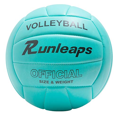 Runleaps Volleyball, Beachvolleyball Weicher Touch Volley Ball Training für Beach Outdoor Indoor Spiel, Größe 5 von Runleaps