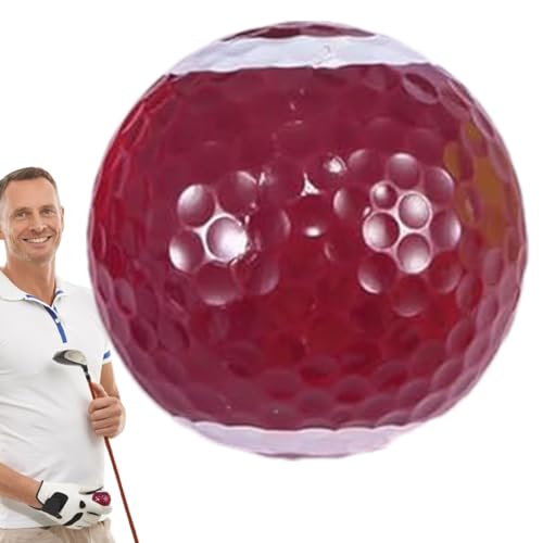 Rurunklee Indoor-Golfbälle, farbige Golfbälle - Doppelschichtige Golfbälle für unterhaltsames Training,Verschiedene niedliche Cartoon-Golfbälle für alle Golfer, Kinder und Väter, die auf der Driving von Rurunklee