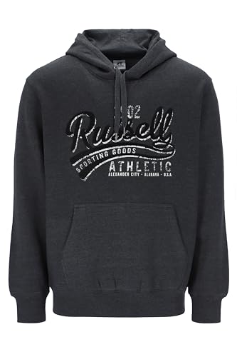 Russell Athletic A30212-WM-098 Park-Pull Over Hoody Sweatshirt Herren Harvest Pumpkin Größe M von Russell Athletic