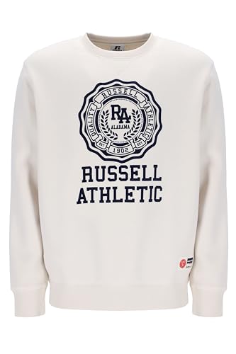 Russell Athletic A30382-W2-526 ATH Rose-Crewneck Sweatshirt Sweatshirt Herren Black Größe L von Russell Athletic