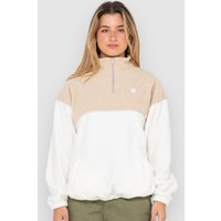 Rusty Tonal Division Polar Half-Zip Fleece Pullover oatmeal von Rusty