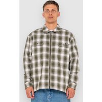 Rusty Zeal Zip Thru Over Hemd army green von Rusty