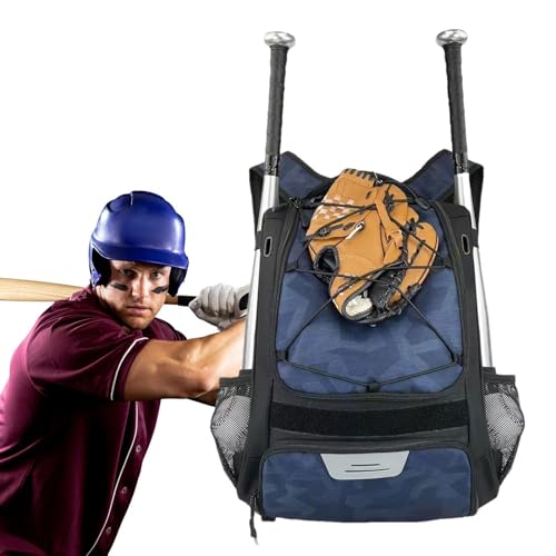 Ruwshuuk Baseball-Rucksack, Jugendschläger-Tasche, leichte Softball-Tasche, Baseball-Zubehör für Softball und T-Ball-Ausrüstung von Ruwshuuk