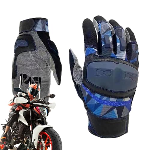 Ruwshuuk Reithandschuhe für Herren – Fahrradhandschuhe Handschuhe | Fahrradhandschuhe Vollfingerhandschuhe Atmungsaktive Reithandschuhe Touchscreen für Männer Frauen von Ruwshuuk