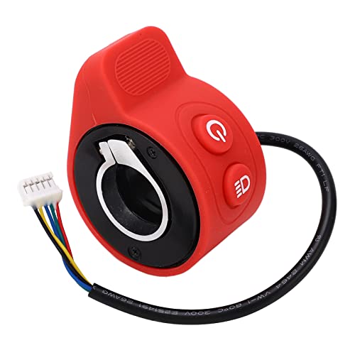 Werten Sie Ihren Elektroroller Mit Diesem Fingergas-Ersatzteil auf – Einfach zu Installierendes Beschleunigerzubehör Für EIN Reibungsloses Fahrerlebnis(Rot) von RvSky