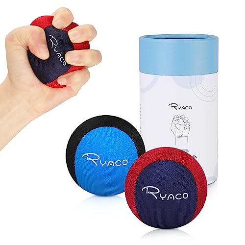 Ryaco Gel Stressball für Erwachsene - Antistressball Mit verschiedenen Stärken und Größen - Anti Stress Bälle für Konzentration - Motivierendes Knetball Spielzeug - Wutball von Ryaco