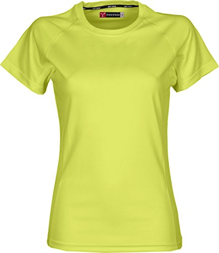 S.B.J - Sportland Damen Funktionsshirt/Laufshirt/Sportshirt Performance T-Shirt gelb, Gr. L von S.B.J - Sportland