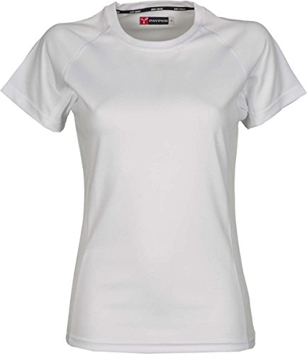 S.B.J - Sportland Damen Funktionsshirt/Laufshirt/Sportshirt Performance T-Shirt weiß, Gr. L von S.B.J - Sportland