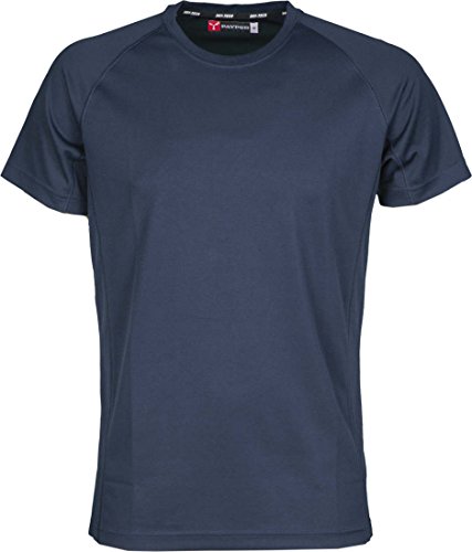 S.B.J - Sportland Funktionsshirt/Laufshirt/Sportshirt Performance T-Shirt Navyblau, Gr. M von S.B.J - Sportland