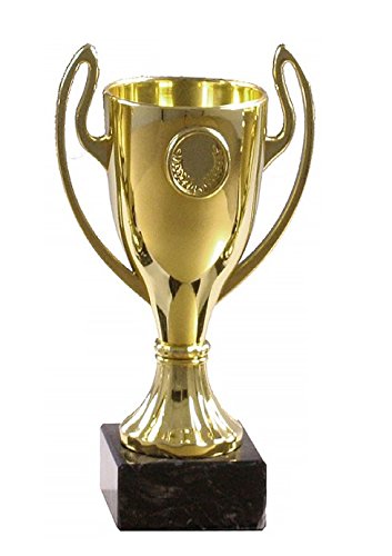 Pokal, Größe ca. 23 cm mit Marmorsockel von S.B.J - Sportland