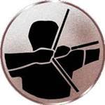 S.B.J - Sportland Pokal/Medaille Emblem, Motiv Bogenschießen, Durchmesser 50 mm, Bronze von S.B.J - Sportland