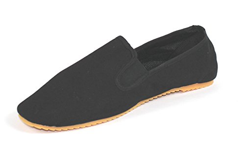 Tai Chi/Kung Fu Schuhe/Slipper mit Anti Rutsch Gummisohle, Gr. 38 von S.B.J - Sportland