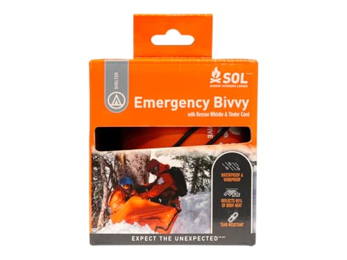 Survive Outdoor Longer Emergency Bivvy Bag Erwachsene Unisex, Orange, Standard von survive outdoors longer