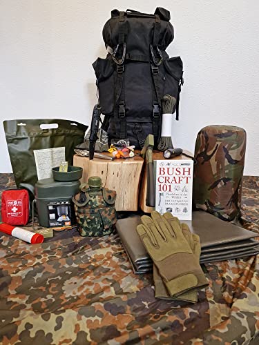 S1 48 h Fluchtrucksack/Prepper Rucksack/Krisenvorsorge/Not-Überlebensrucksack/Biwak / 30 Teilig von S1