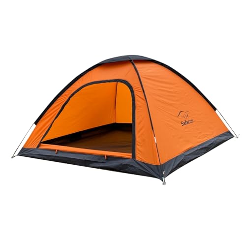 SAFACUS Campingzelt für 4 Personen, leicht, stabil, wasserdicht 4 Mann Kuppelzelt - Ventilationssystem, Moskitoschutz von SAFACUS