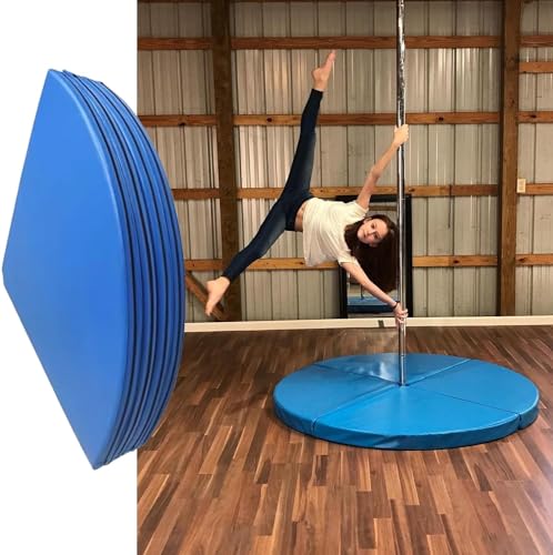SAFWELAU Dance Stange Profi Tanzstange Tragbare Stangen-Crashmatte Yoga-Übungsmatten, Tanzkissen für Zuhause/Studio, 3 cm/5 cm/10 cm dick (Color : 130cm/4.3ft/51in, Size : Thick 5cm/2in) von SAFWELAU