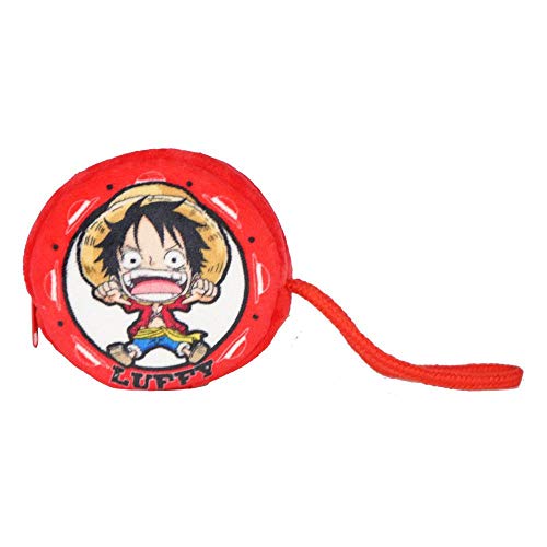 SAKAMI - One Piece - Ruffy - Plüsch/Plush - Coin Purse/Geldbörse 10 cm - original & lizensiert von SAKAMI