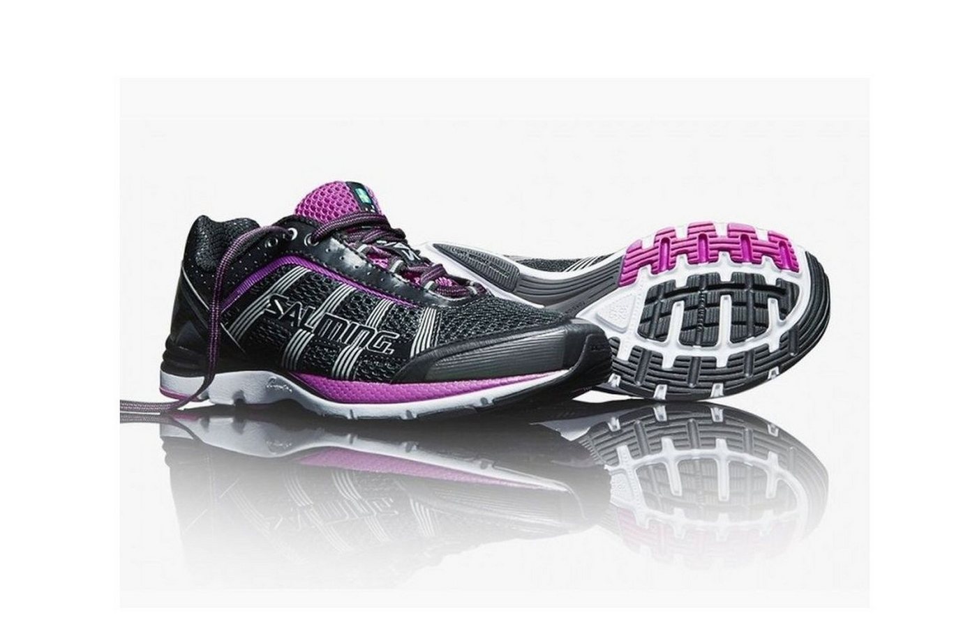 SALMING Distance A3 schwarz/violett Damen Laufschuh von SALMING