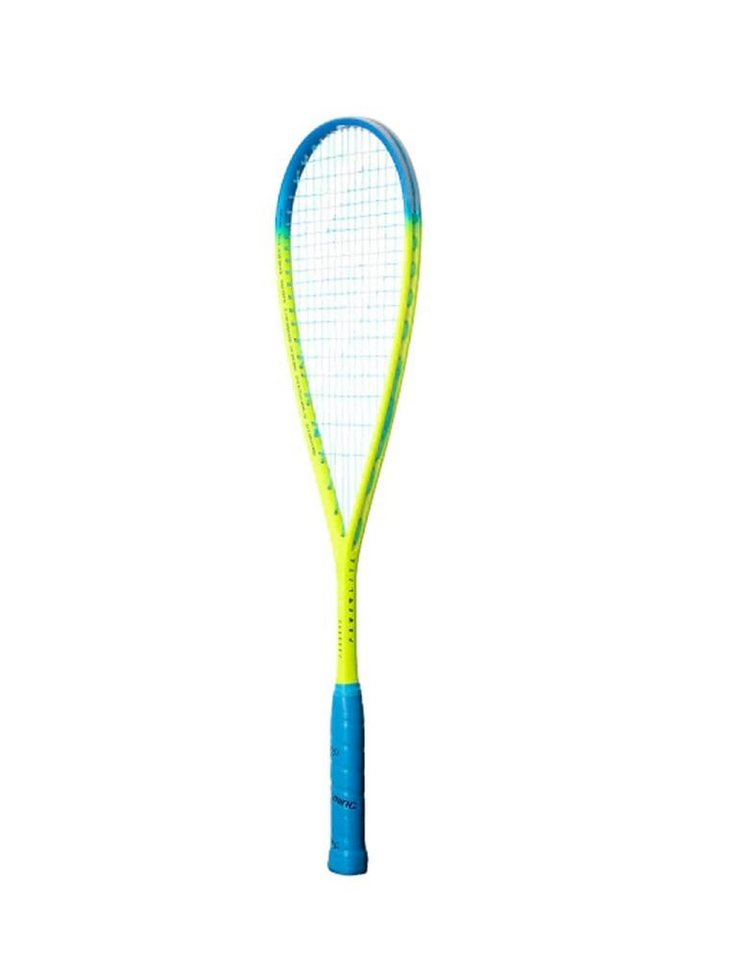 SALMING Squashschläger Cannone PowerLite 148g/sehr kopflastig gelb/cyan - besaitet - von SALMING