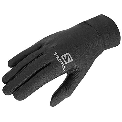 Salomon Gloves Cross Warme Unisex-Handschuhe, perfekt zum Laufen, Wandern, Skifahren und Snowboarden, Schwarz/Black, Extra Large von SALOMON