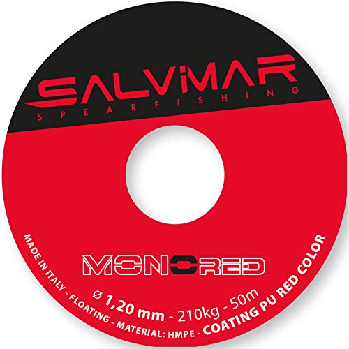 SALVIMAR Unisex – Erwachsene Monored Sagola, rot, diametro 1,00mm x 400mt von SALVIMAR