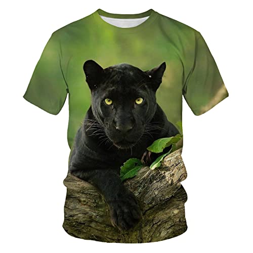 SANBEC Unisex 3D Tierkollektion T-Shirt Print T-Shirt T-Shirt Streetwear Kurze Ärmel mit Design von SANBEC