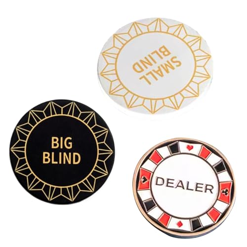 SANRLO Big and Small Blind Banker Code Big Blind Button Dealer Button Small Blind Button Game Chip Game Part von SANRLO
