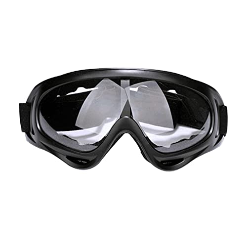 SANWOOD Universal Goggle Schutzbrille für Outdoor-Sportarten,X400 Skibrille Winddicht Professionelle Belüftung Augenschutz Cooler UV-Schutz Schutzbrille für Skifahren - Grau von SANWOOD