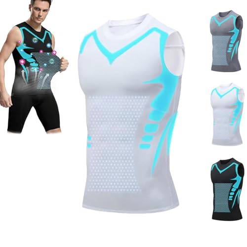SATUSA Qiawi Ionic Shaping Vest, 2024 QIAWI™ The Newest Version Ionic Shaping Sleeveless Shirt (2XL,White) von SATUSA