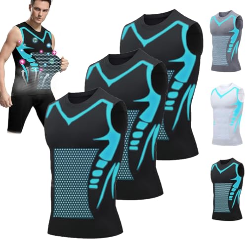 SATUSA Qiawi Ionic Shaping Vest, 2024 QIAWI™ The Newest Version Ionic Shaping Sleeveless Shirt (XL,Black3) von SATUSA