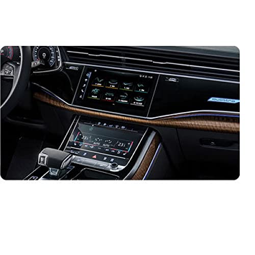 Für Audi Q7 Q8 2020 2021 2022, Auto-GPS-Navigationsfolie LCD-Bildschirm Schutzfolie aus gehärtetem Glas Anti-Scratch-Folie Zubehör von SAXTZDS