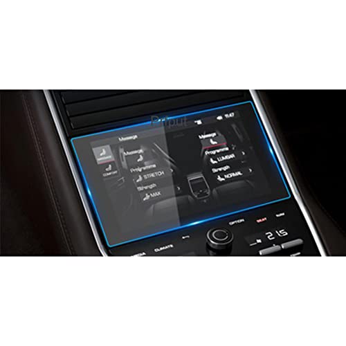 Für Porsche Panamera Rücksitz 2018 2019 2020 2021, Auto-Navigations-Displayschutzfolie aus gehärtetem Glas von SAXTZDS