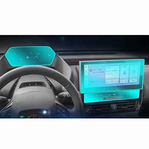 Für Toyota bZ4X 2022 2023, 12,3-Zoll-GPS-Navigationsbildschirm, Schutzfolie aus gehärtetem Glas, Auto-Innenausstattung von SAXTZDS