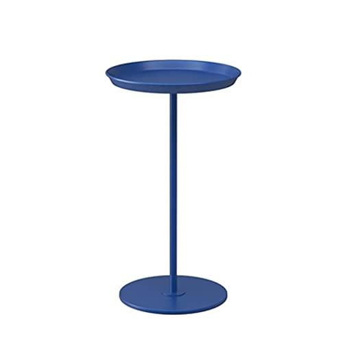 SAyfur Sofa-Beistelltisch aus Metall, Kleiner runder Tisch, mobiler Nachttisch, Kleiner Teetisch für Wohnzimmer (blau, 30 x 60 cm) Full of Stars von SAyfur