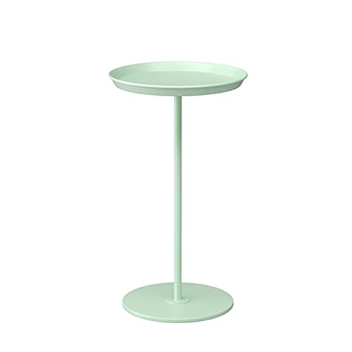 SAyfur Sofa-Beistelltisch aus Metall, Kleiner runder Tisch, mobiler Nachttisch, Kleiner Teetisch für Wohnzimmer (hellgrün, 30 x 54 cm) Full of Stars von SAyfur