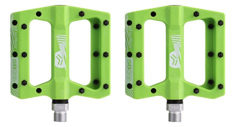 paar flache pedale sb3 shelter green von SB3