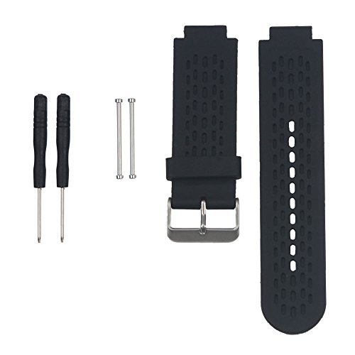 SCASTOE Silikon-Armband für Garmin Approach S2/S4 GPS Golf Watch/Vivoactive (schwarz) von SCASTOE