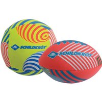 SCHILDKRÖT Schildkröt Mini-Ball-Duo Pack, Set bestehend aus 1 Volley und 1 American Football, Ø 9 cm von SCHILDKRÖT