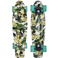 SCHILDKRÖT Skateboard Retro Skateboard FREE SPIRIT 22´ Camouflage von SCHILDKRÖT