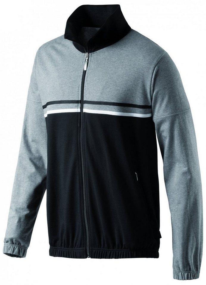 SCHNEIDER Sportswear Trainingsanzug JÜRGENM Herren Trainingsanzug grau meliert/schwarz von SCHNEIDER Sportswear