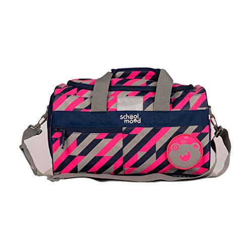 SCHOOL-MOOD Sporttasche, passend zum Schulranzen - in versch. Designs - Yuna (Neon Pink) von SCHOOL-MOOD