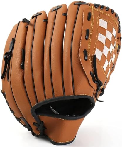 Baseball-Handschuh, Sport-Baseball-Handschuh, Herren-Baseball-Handschuh für Erwachsene und Jugendliche, Infield-Baseball-Handschuhe, Baseball-Handschuhe, Baseball- und Softball-Handschuh ( Color : Bro von SCHYWL
