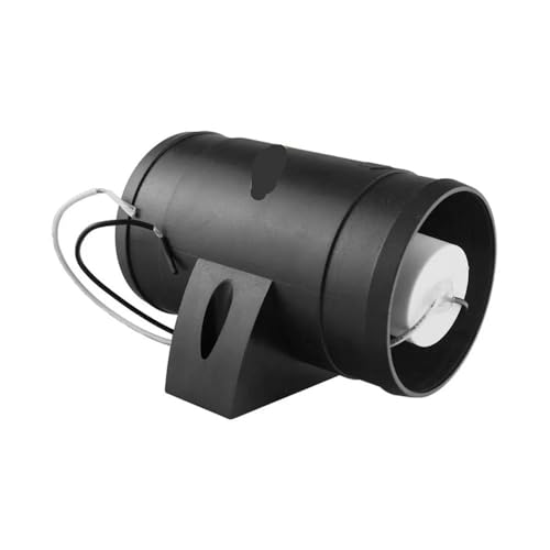 SCTTJSIXZ 145 CFM 7,6 cm schwarzes 12 V Inline-Bilgebläse für Segelboote von SCTTJSIXZ