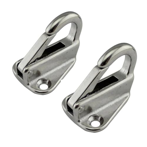 SCTTJSIXZ 2 Stück 316 Edelstahl Feder Snap Fen Haken Boot Hardware for den Innen- und Außenbereich von SCTTJSIXZ