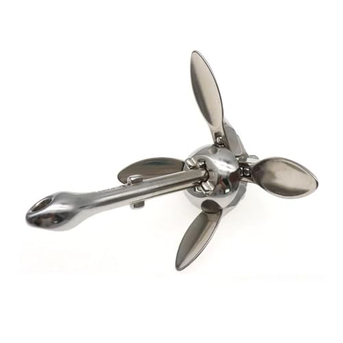SCTTJSIXZ 3,2 kg Metall Edelstahl Anker for Schlauchboot Ka Schlauchboot Floß Fischerboot von SCTTJSIXZ