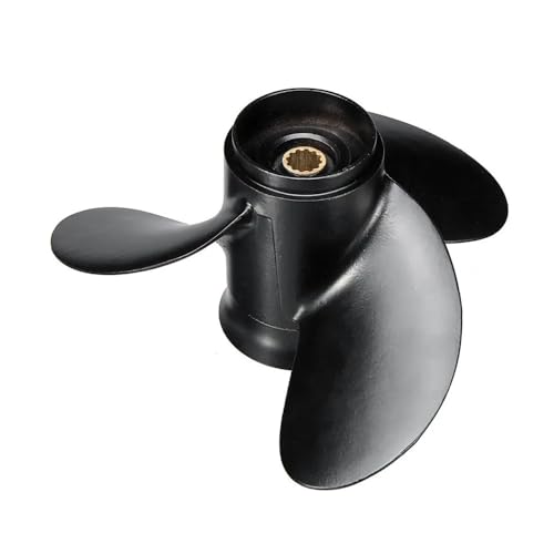SCTTJSIXZ 3 klingen 8,5 X9 Aluminium Legierung Außenborder Propeller 12 Spline Zahn for Tohatsu NIS Mer 8-9,8 HP Boot von SCTTJSIXZ
