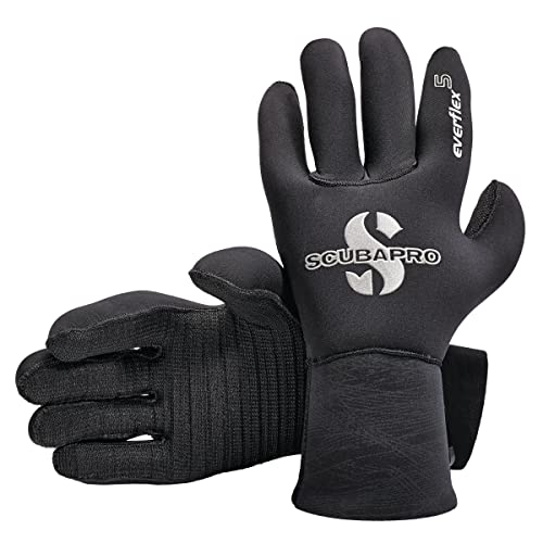 SCUBAPRO Everflex Handschuhe, 5 mm, Größe XL, Schwarz von SCUBAPRO