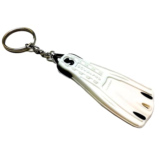 Scubapro Go Sport Schlüsselanhänger Tauchflosse (weiß) von SCUBAPRO