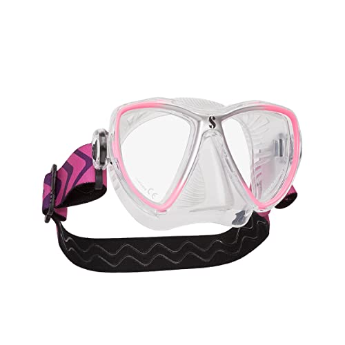 SCUBAPRO Synergy Mini Tauch- und Schnorchelmaske für schmale Gesichter, Farbe:pink/rosa von SCUBAPRO