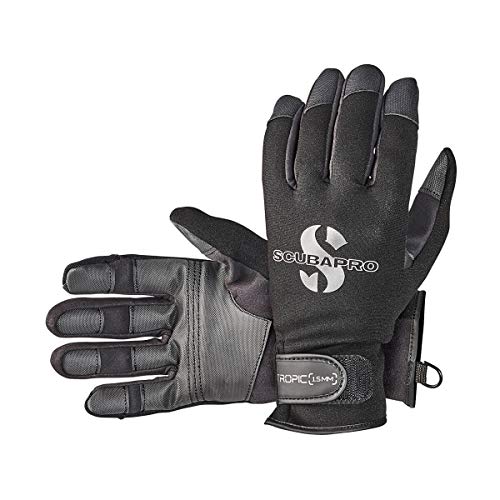 Scubapro Handschuh Tropic 1.5mm - S - Schwarz von SCUBAPRO